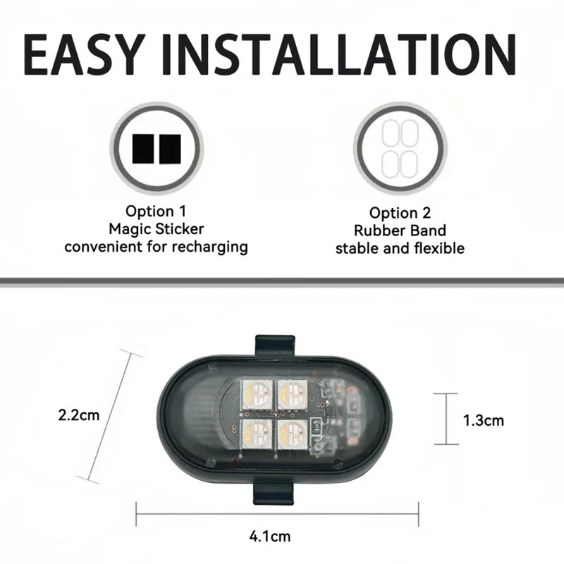 rechargble underglow for any bike